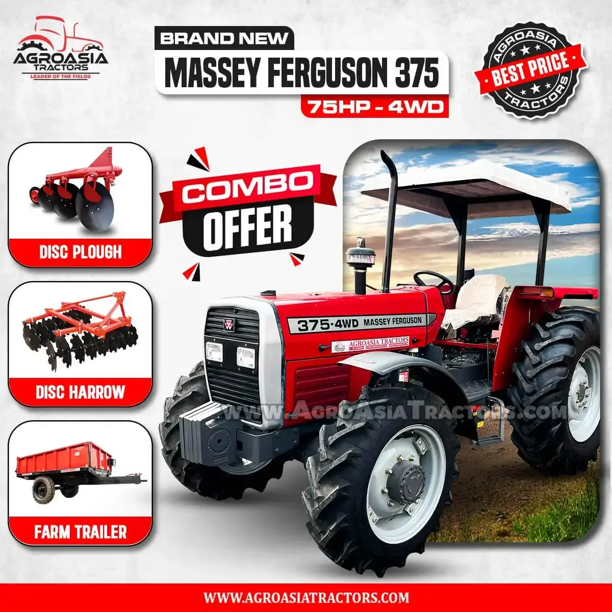 Massey ferguson MF375 4WD combo plan by massey ferguson