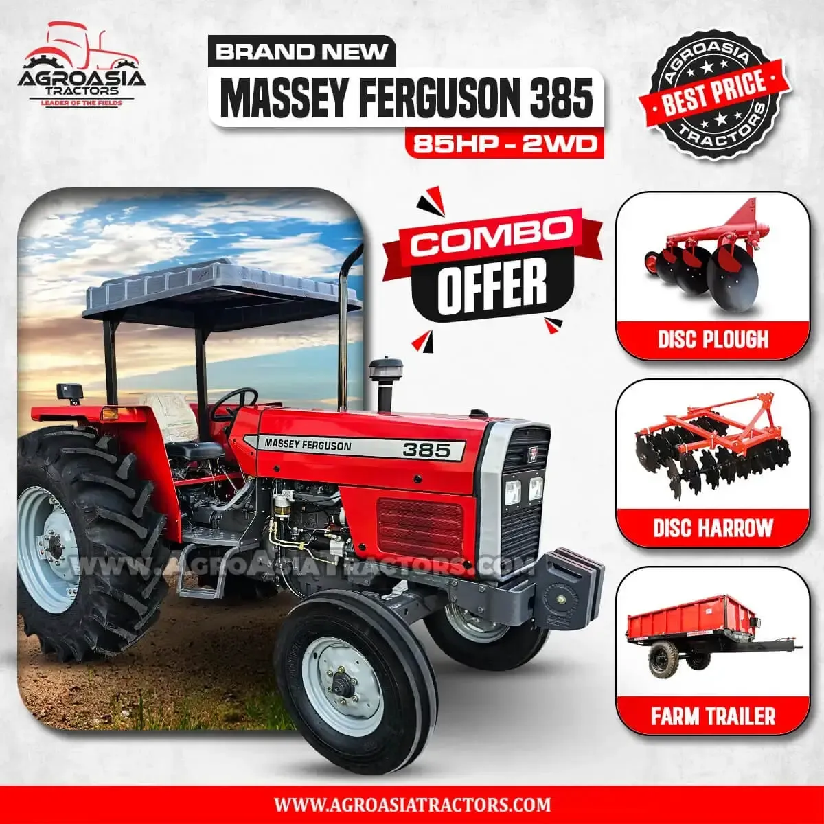 Massey ferguson MF385 2WD combo plan by massey ferguson